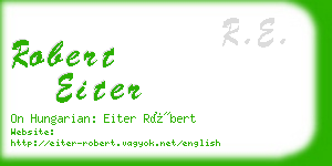 robert eiter business card